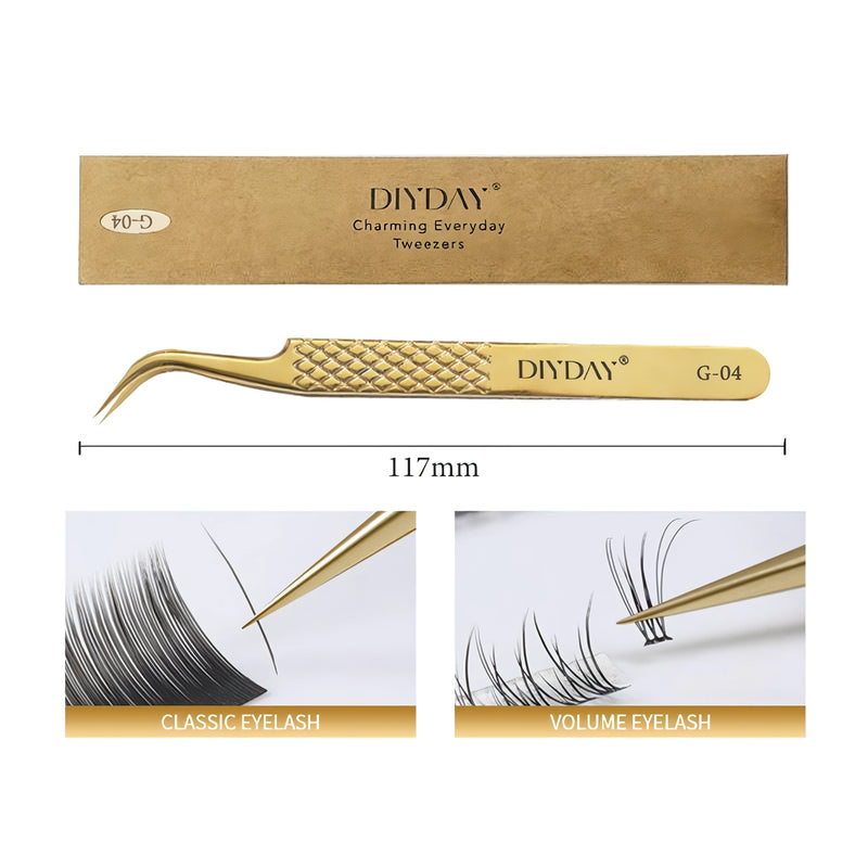 eyelash extension tweezers, view 7 - MRSLM