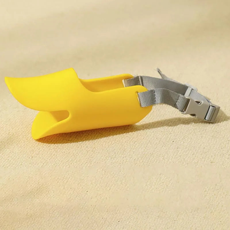 silicone duck-bill dog muzzle, view 3 - MRSLM