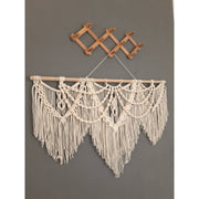 large bohemian macrame wall hanging, view 4 - MRSLM