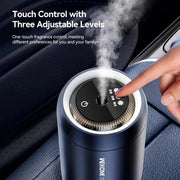 Smart black touch control car diffuser, view 5 - MRSLM