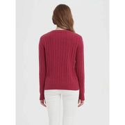 Women's wool crew neck pullover, view 20 - MRSLM
