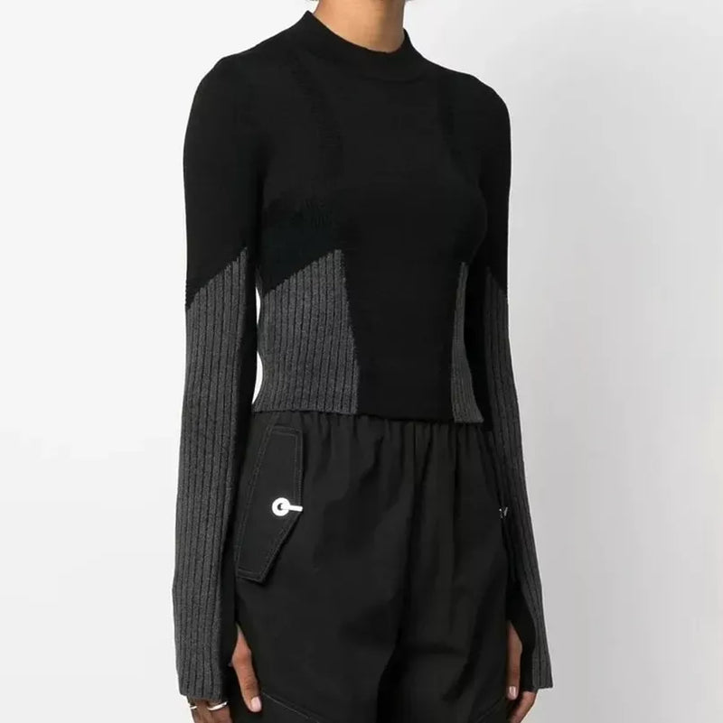 slim fit cozy knitted pullover, view 2 - MRSLM