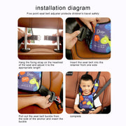 children's car seat belt fixator, view 9 - MRSLM