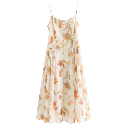 Floral sleeveless summer dress, view 2 - MRSLM