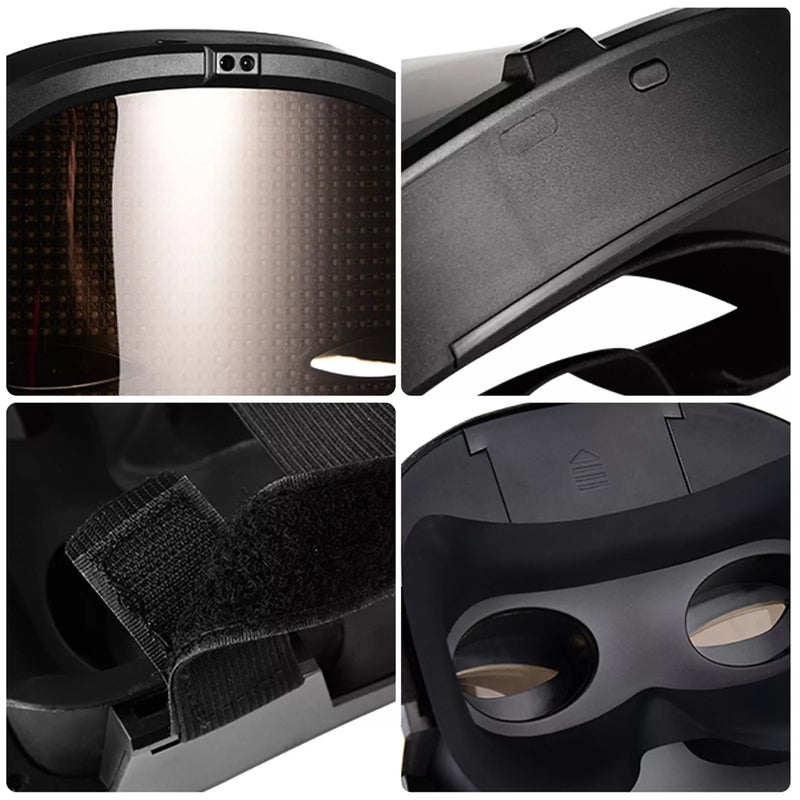 bluetooth led mask, view 3 - MRSLM