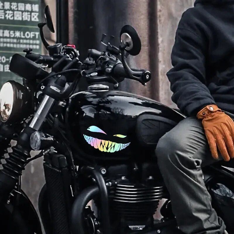 Wink and smirk car stickers, view 9 - MRSLM