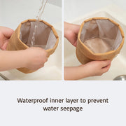 washable kraft paper flower pot, view 5 - MRSLM