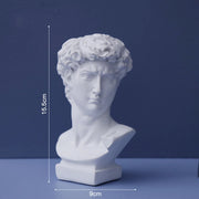 retro white statue pen holder, view 3 - MRSLM