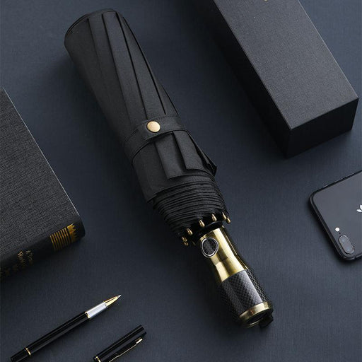 large automatic windproof umbrella with carbon fiber handle - MRSLM