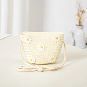 kids daisy sun hat and handbag set, view 3 - MRSLM