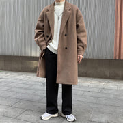 loose thickened long coat, view 3 - MRSLM