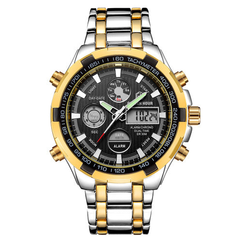 men's steel sports watch with alarm, view 12 - MRSLM
