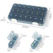Large weekly pill organizer, view 9 - MRSLM