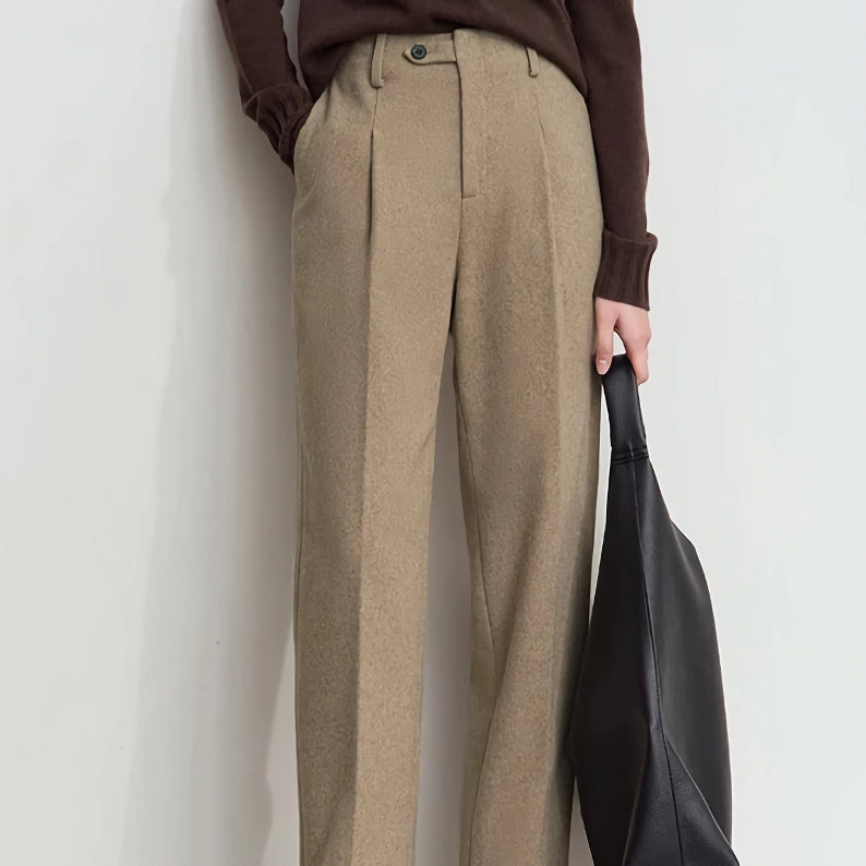 women's tapered wool blend pants - MRSLM