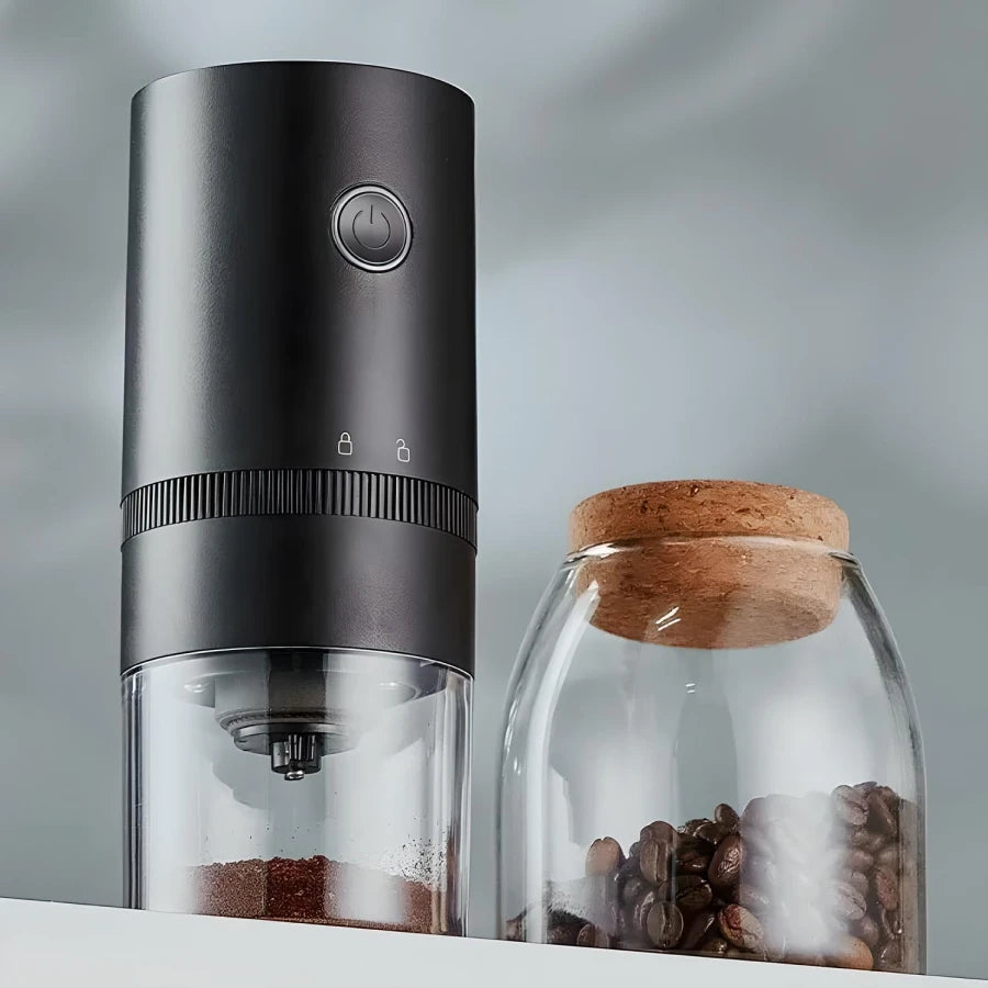 Portable Electric Coffee Grinder with USB Type-C Charging &amp; Ceramic Burr