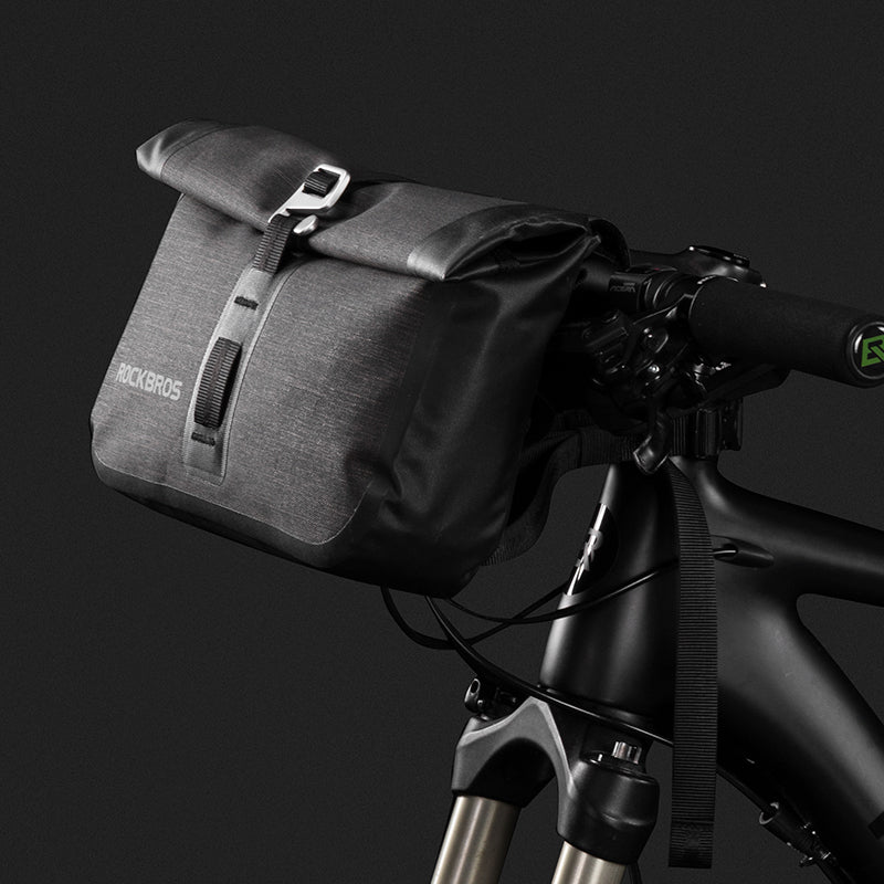 waterproof handlebar bike bag, view 7 - MRSLM