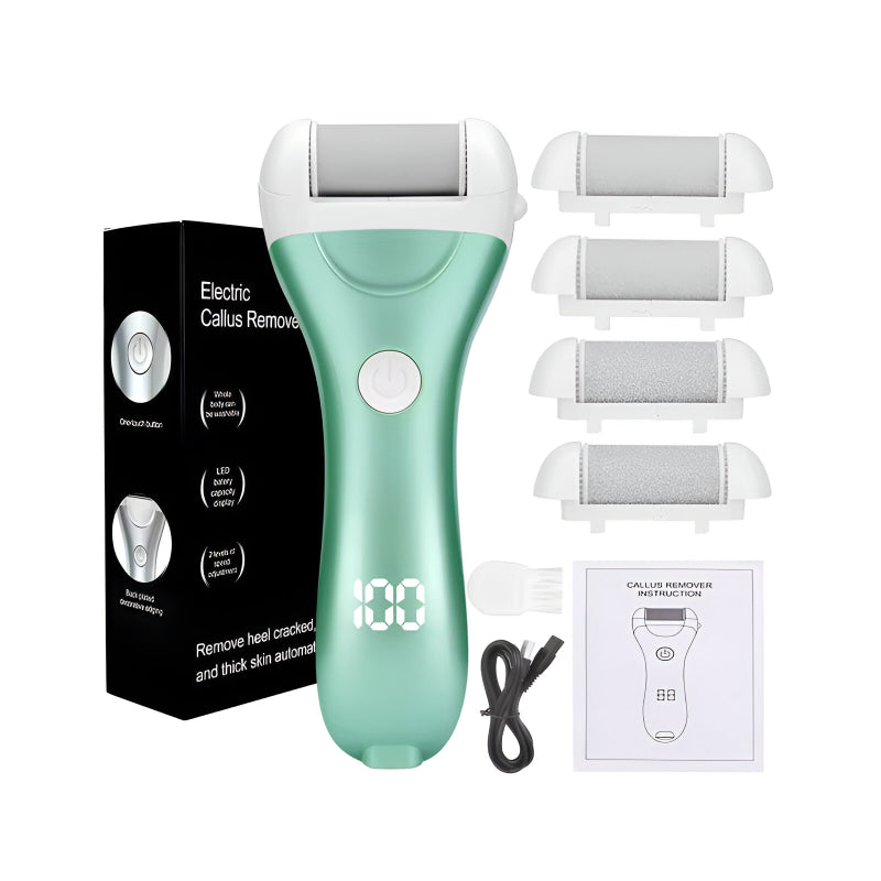 usb rechargeable electric foot file, view 2 - MRSLM
