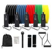 home gym resistance band set, view 8 - MRSLM