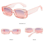 Clear plastic retro sunglasses, view 19 - MRSLM