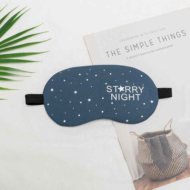 adjustable cotton silk sleep mask, view 3 - MRSLM