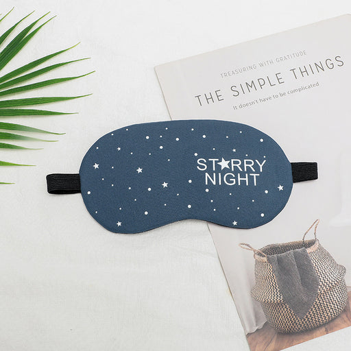 adjustable cotton silk sleep mask, view 3 - MRSLM