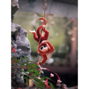 resin squirrel and monkey swing ornaments, view 2 - MRSLM