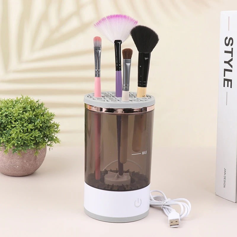 automatic electric makeup brush cleaner, view 4 - MRSLM