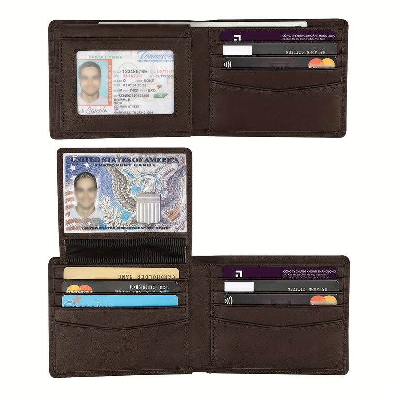 three-fold men's wallet, view 5 - MRSLM