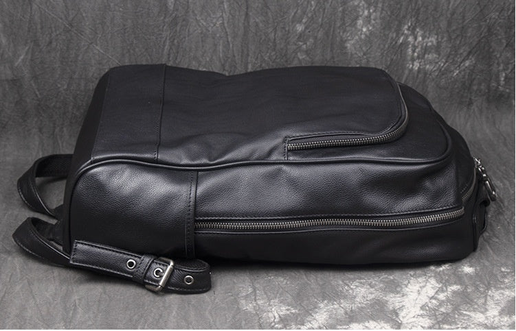 Men's leather backpack, view 5 - MRSLM