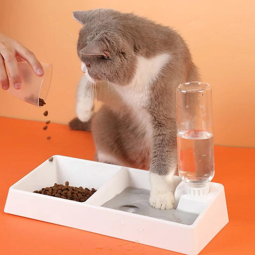 pet double bowl with water dispenser - MRSLM