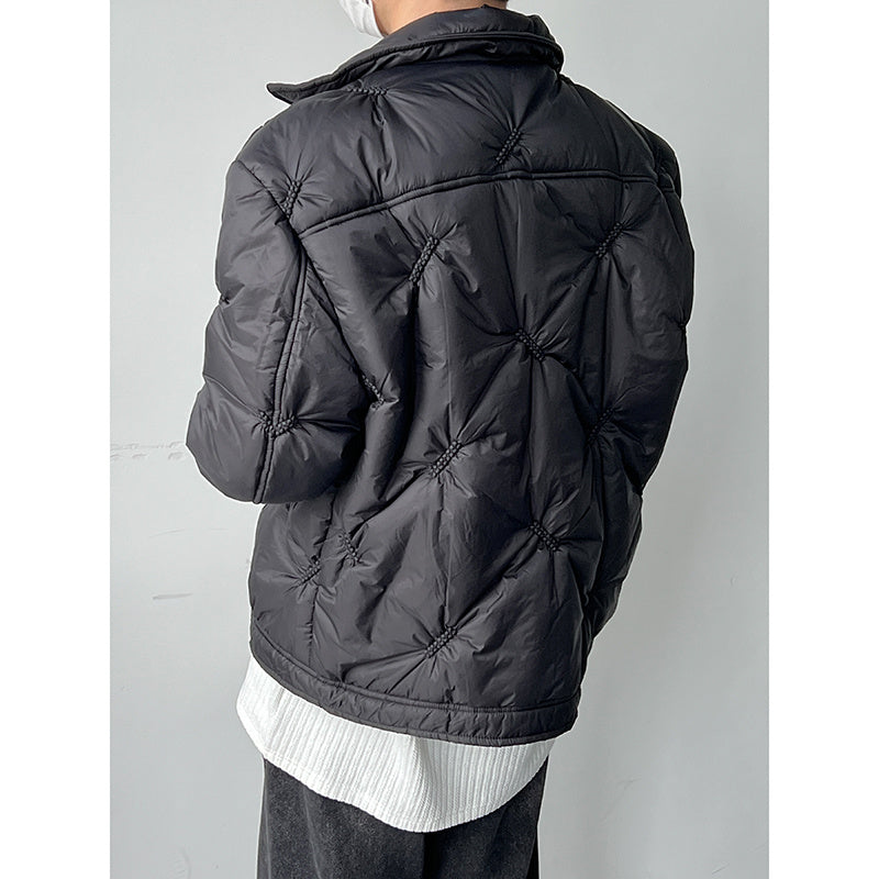 black cotton-padded jacket, view 7 - MRSLM