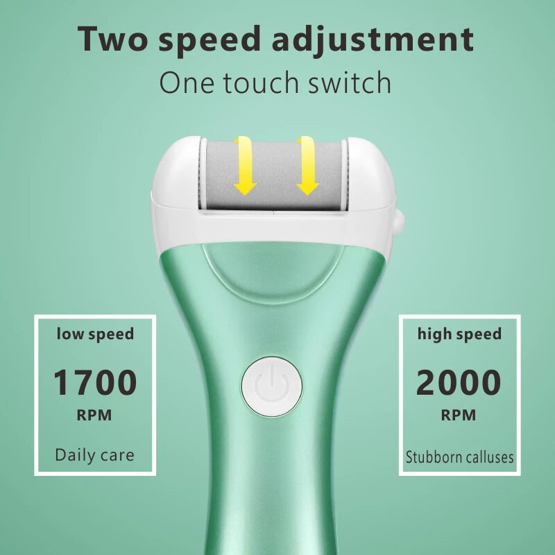 usb rechargeable electric foot file, view 6 - MRSLM