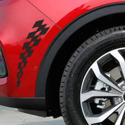 checkered flag car stickers, view 9 - MRSLM
