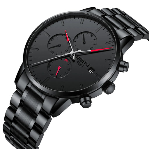 Men's water-resistant chronograph watch, view 3 - MRSLM