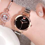 fashion rectangle dial watch, view 3 - MRSLM