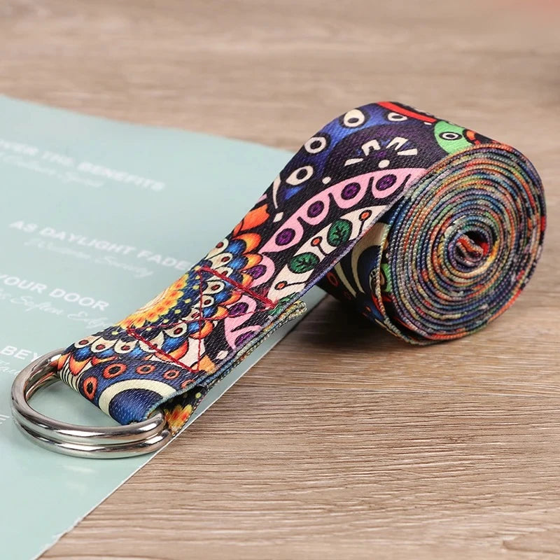 D-ring yoga strap, view 2 - MRSLM