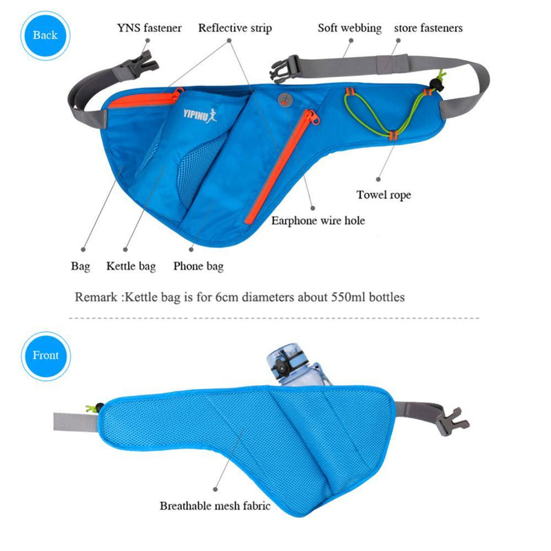 Bottle and phone pocket chest bag, view 4 - MRSLM