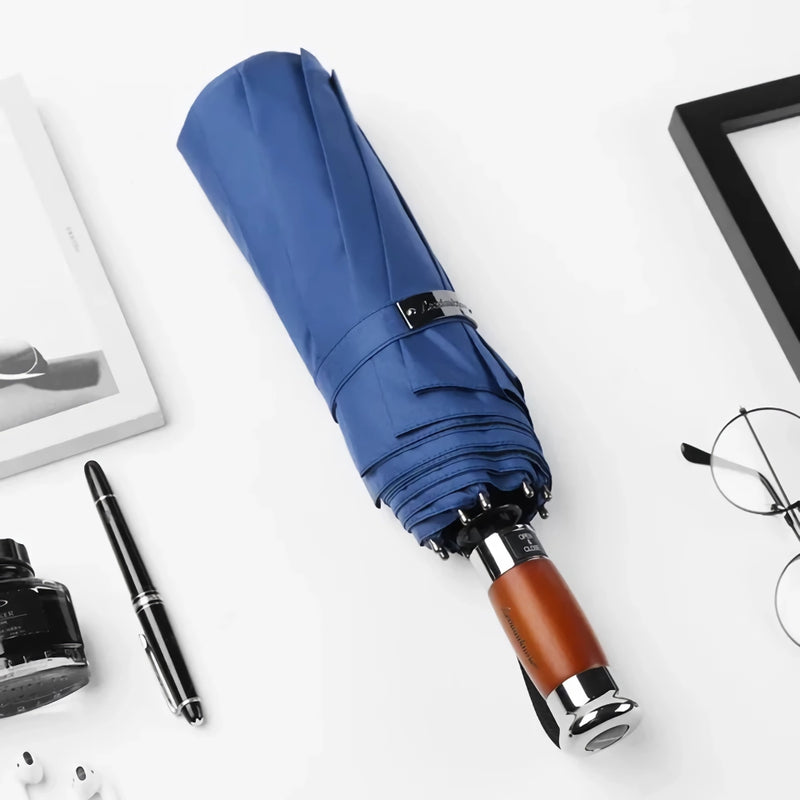 large automatic windproof golf umbrella, view 2 - MRSLM