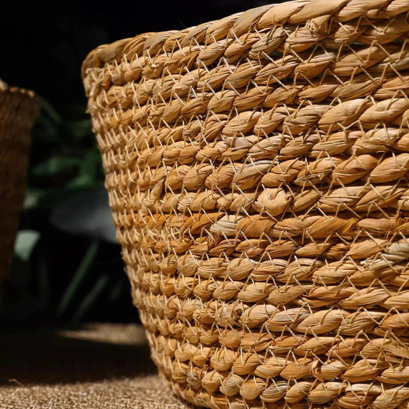 handwoven rattan cat bed, view 7 - MRSLM