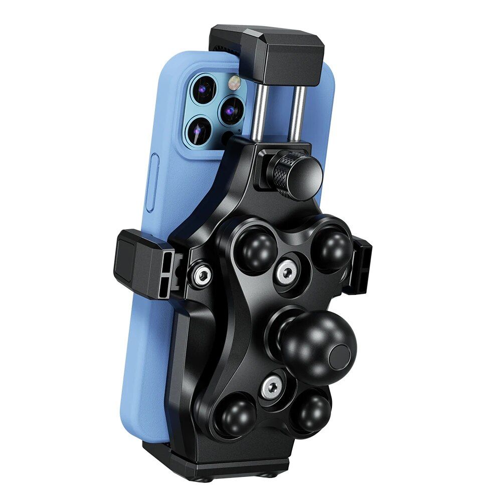 360° Rotating Shockproof Bike & Motorcycle Phone Mount for 4.7-7.2 Inch Devices