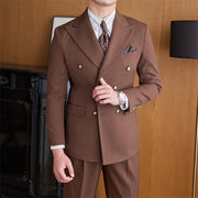 men's double breasted 2-piece suit, view 4 - MRSLM