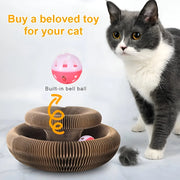 magic organ cat scratcher toy, view 3 - MRSLM