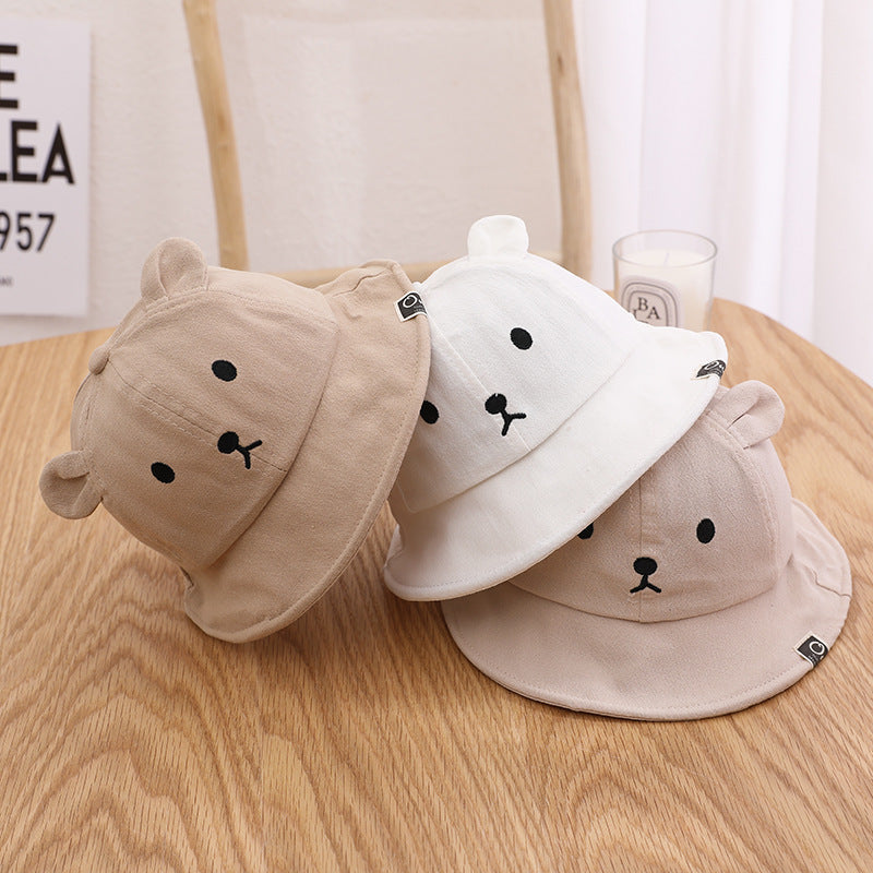 bear ear baby sun hat, view 5 - MRSLM