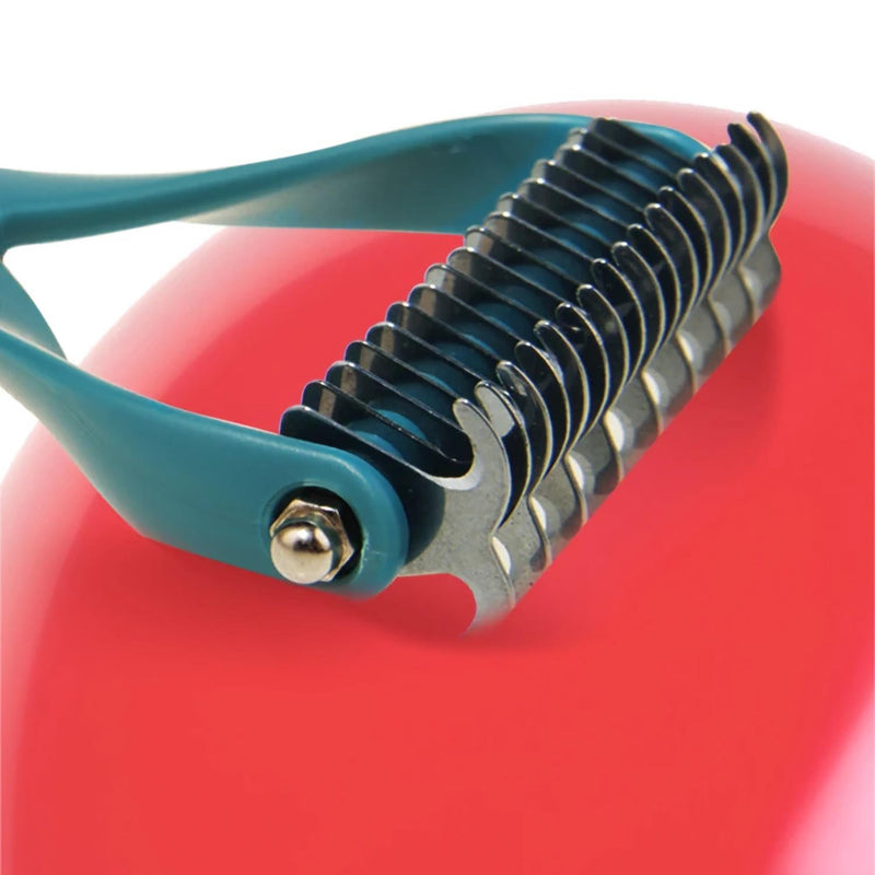 double-sided pet fur knot cutter comb, view 6 - MRSLM