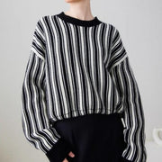 striped wool-blend pullover - MRSLM