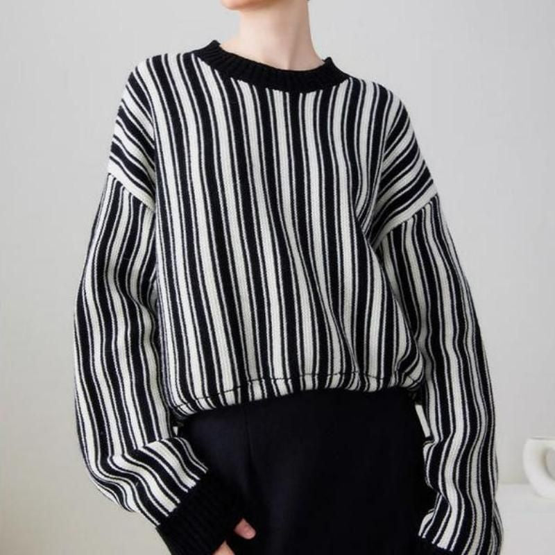 striped wool-blend pullover - MRSLM