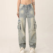 Retro multi-pocket workwear jeans - MRSLM