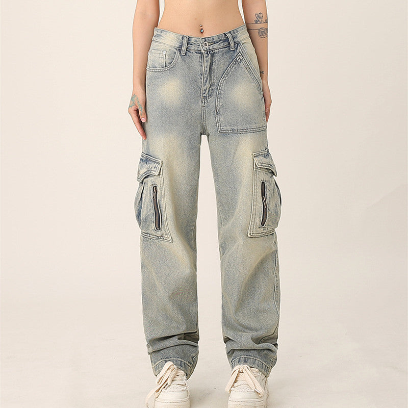 Retro multi-pocket workwear jeans - MRSLM