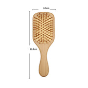 bamboo massage comb, view 3 - MRSLM