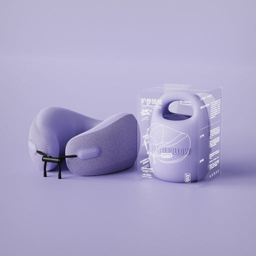u-shaped memory foam travel neck pillow, view 4 - MRSLM